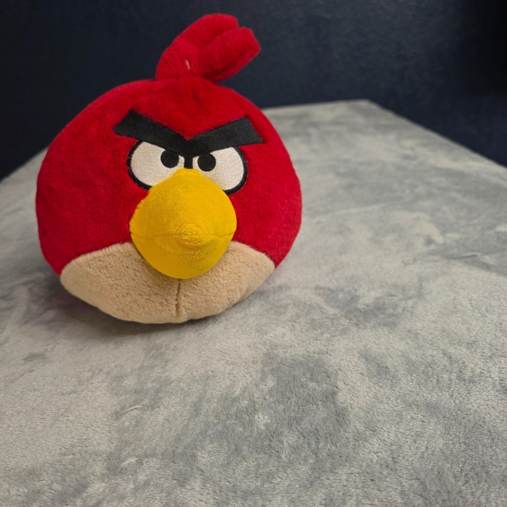 Angry‎ Birds Red Bird 8" Plush Stuffed Animal Commonwealth 2010 Medium